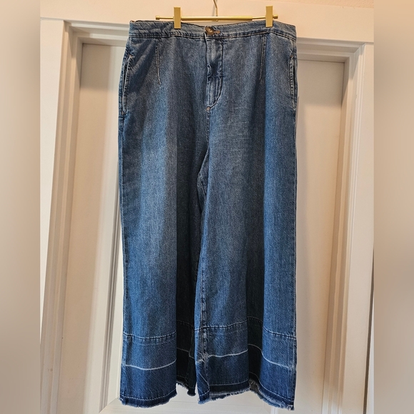 Anthropologie Pilcro Castaway High-Rise Jeans 32 Petite - Picture 2 of 8